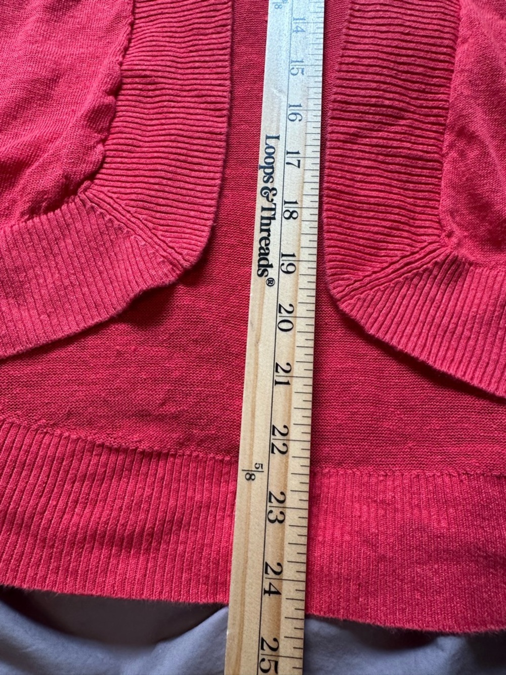 Tommy Bahama Lea Open Cardigan Women Small Coral Pink Linen Summer Lightweight - Picture 6 of 7
